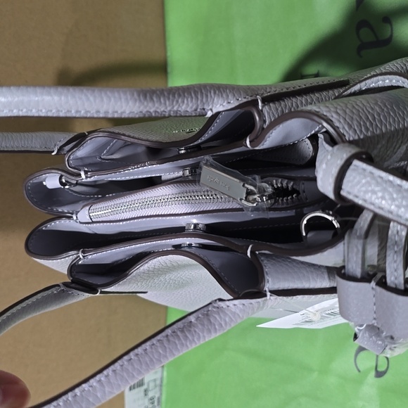 Kate Spade Dumpling Small Satchel, Mountain Grey - Picture 8 of 10